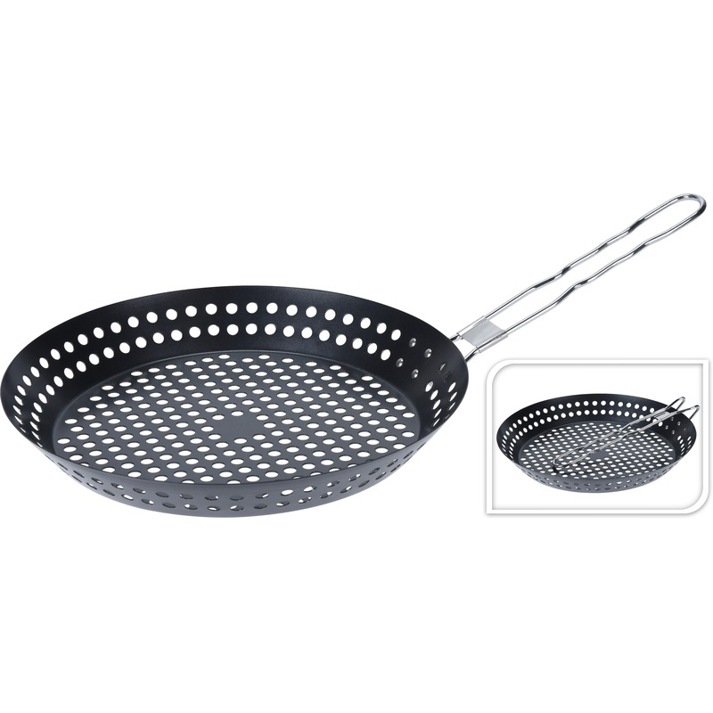 Barbecue bbq grillpan rond 25 cm